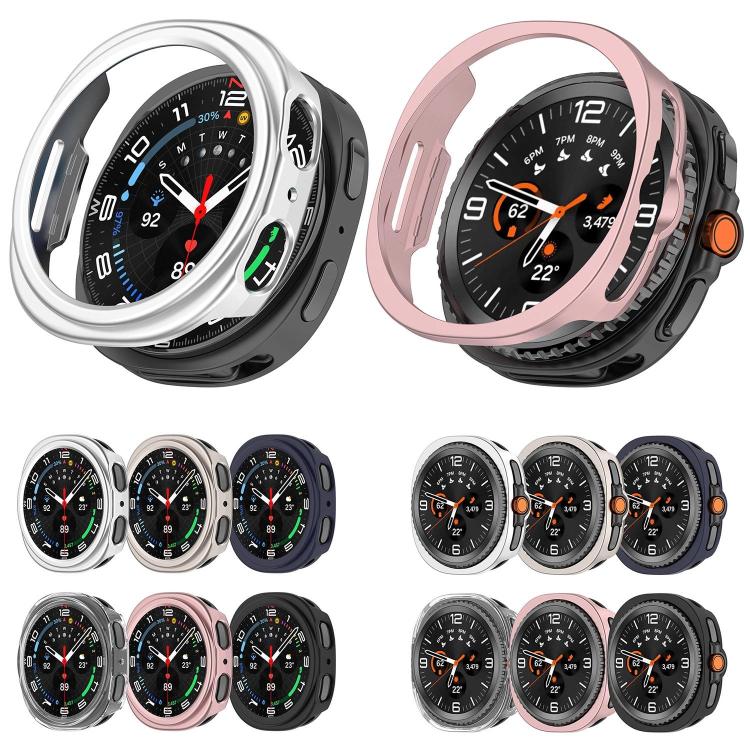 Cache de montre PC creux à demi-couverture, pour Samsung Galaxy Watch8 Classic 46mm, pour Samsung Galaxy Watch 8 44mm, pour Samsung Galaxy Watch 8 40mm