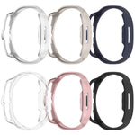 Cache de montre PC creux à demi-couverture, pour Samsung Galaxy Watch8 Classic 46mm, pour Samsung Galaxy Watch 8 44mm, pour Samsung Galaxy Watch 8 40mm