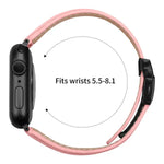 Bracelet de montre en cuir noir texturé litchi avec boucle à ressort, compatible avec Apple Watch 46 mm / 49 mm / 45 mm / 44 mm et Apple Watch 42 mm / 41 mm / 40 mm / 38 mm.