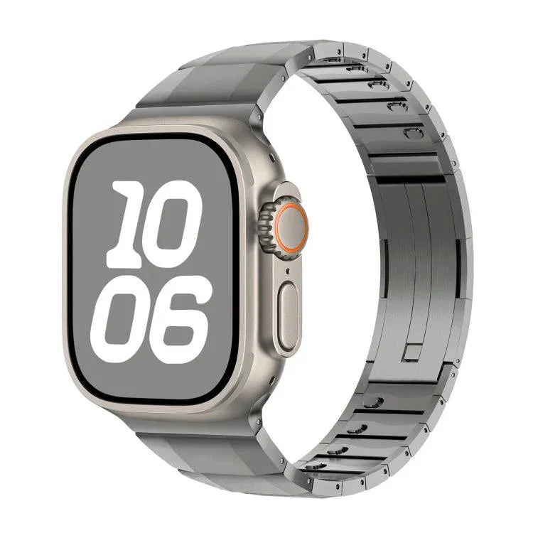 Bracelet de montre incurvé en acier inoxydable détachable sur les côtés, pour Apple Watch 46 mm / 49 mm / 45 mm / 44 mm, pour Apple Watch 42 mm / 41 mm / 40 mm / 38 mm