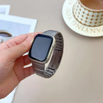 Bracelet de montre incurvé en acier inoxydable détachable sur les côtés, pour Apple Watch 46 mm / 49 mm / 45 mm / 44 mm, pour Apple Watch 42 mm / 41 mm / 40 mm / 38 mm