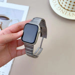 Bracelet de montre incurvé en acier inoxydable détachable sur les côtés, pour Apple Watch 46 mm / 49 mm / 45 mm / 44 mm, pour Apple Watch 42 mm / 41 mm / 40 mm / 38 mm