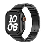 Bracelet de montre incurvé en acier inoxydable détachable sur les côtés, pour Apple Watch 46 mm / 49 mm / 45 mm / 44 mm, pour Apple Watch 42 mm / 41 mm / 40 mm / 38 mm