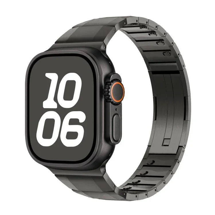 Bracelet de montre incurvé en acier inoxydable détachable sur les côtés, pour Apple Watch 46 mm / 49 mm / 45 mm / 44 mm, pour Apple Watch 42 mm / 41 mm / 40 mm / 38 mm