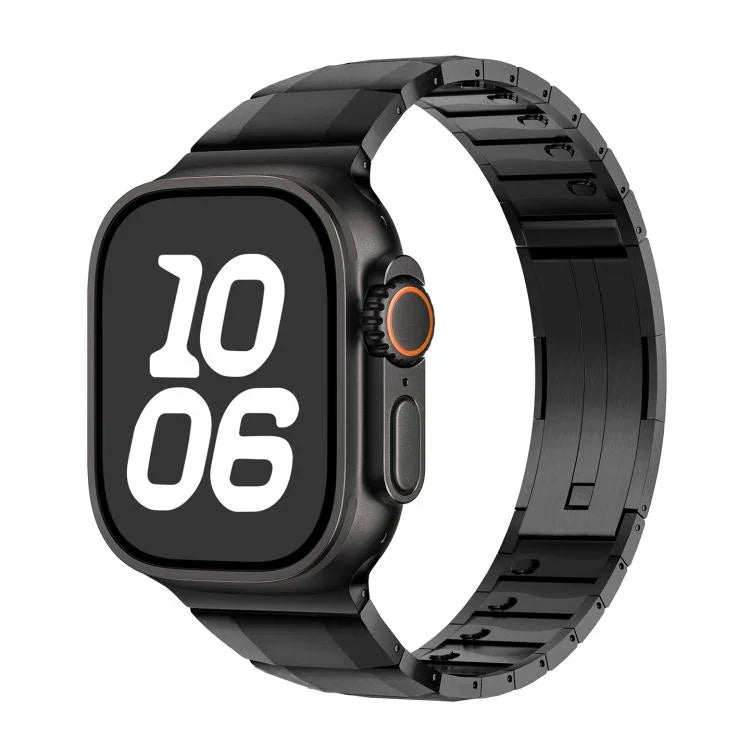 Bracelet de montre incurvé en acier inoxydable détachable sur les côtés, pour Apple Watch 46 mm / 49 mm / 45 mm / 44 mm, pour Apple Watch 42 mm / 41 mm / 40 mm / 38 mm