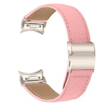 Bracelet de montre en cuir à boucle arrière tortue Starlight à texture litchi à dégagement rapide, pour Samsung Galaxy Watch 7 40 / 44mm
