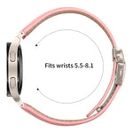 Bracelet de montre en cuir à boucle arrière tortue Starlight à texture litchi à dégagement rapide, pour Samsung Galaxy Watch 7 40 / 44mm