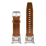 Bracelet en cuir pour montre Samsung Galaxy Watch Ultra 47mm / Ultra 2025, avec tête en acier inoxydable Explorer