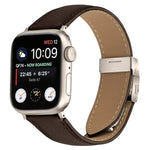 Bracelet de montre en cuir à boucle ardillon effet tortue, motif litchi et étoiles, compatible avec Apple Watch 46 mm / 49 mm / 45 mm / 44 mm et Apple Watch 42 mm / 41 mm / 40 mm / 38 mm.