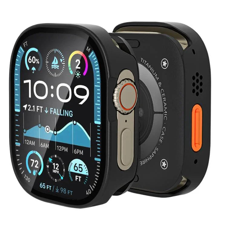 Boîtier de montre en aluminium avec film trempé intégré, pour Apple Watch Ultra 3 / 2 / 1 49 mm