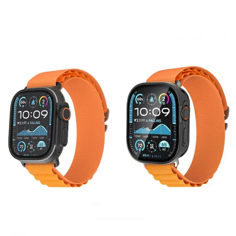 Boîtier de montre en aluminium avec film trempé intégré, pour Apple Watch Ultra 3 / 2 / 1 49 mm