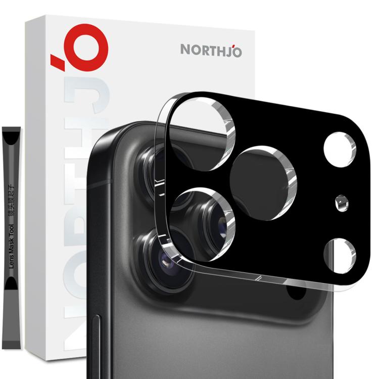 Protecteur d'objectif photo NORTHJO Film en verre trempé 3D HD, Pour iPhone 17 Pro Max, Pour iPhone 17 Pro, Pour iPhone 17, Pour iPhone Air