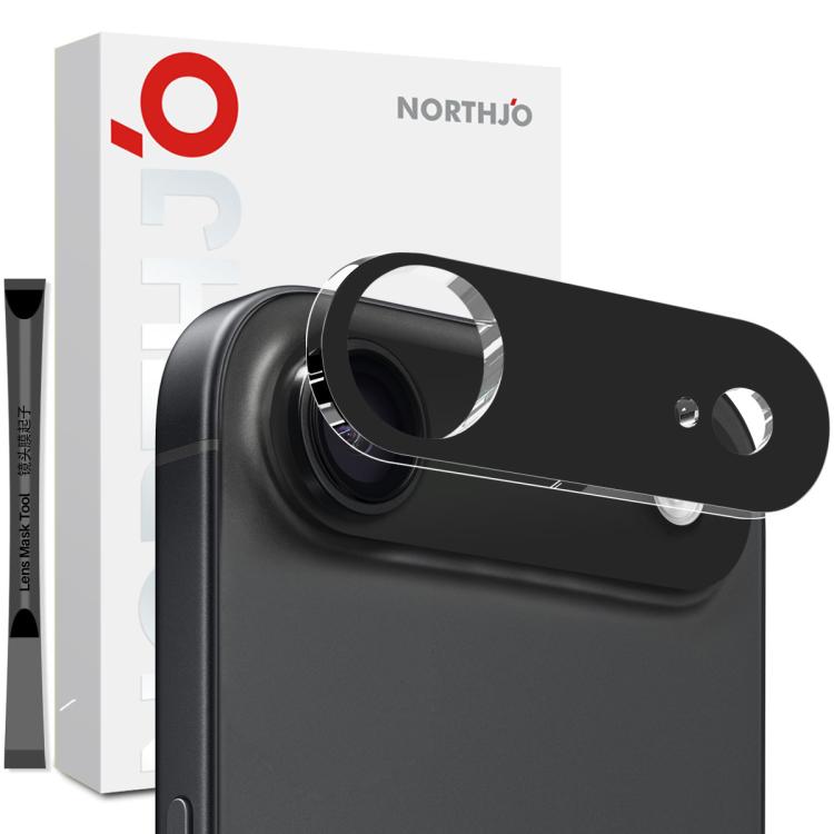 Protecteur d'objectif photo NORTHJO Film en verre trempé 3D HD, Pour iPhone 17 Pro Max, Pour iPhone 17 Pro, Pour iPhone 17, Pour iPhone Air