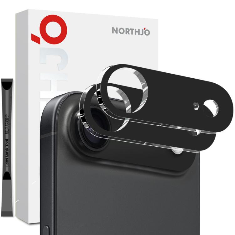 2x Protection Objectif NORTHJO Film en Verre Trempé HD 3D, Pour iPhone 17 Pro Max, Pour iPhone 17 Pro, Pour iPhone 17, Pour iPhone Air