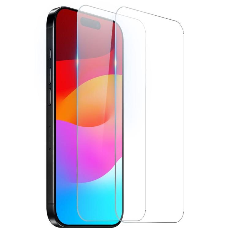 2 films de protection d'écran en verre trempé NORTHJO A++ 0,3mm 2,5D, pour iPhone 17 Pro Max, pour iPhone 17 Pro, pour iPhone 17, pour iPhone Air