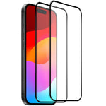 2 pièces NORTHJO A++ 0,3 mm Verre trempé avec impression en soie, colle sur toute la surface, pour iPhone 17 Pro Max, pour iPhone 17 Pro, pour iPhone 17, pour iPhone Air