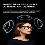 Lunettes intelligentes M01, avec caméra HD, prise en charge des appels Bluetooth et traduction intelligente par IA