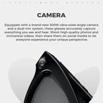 Lunettes intelligentes M01, avec caméra HD, prise en charge des appels Bluetooth et traduction intelligente par IA