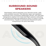 Lunettes intelligentes M01, avec caméra HD, prise en charge des appels Bluetooth et traduction intelligente par IA
