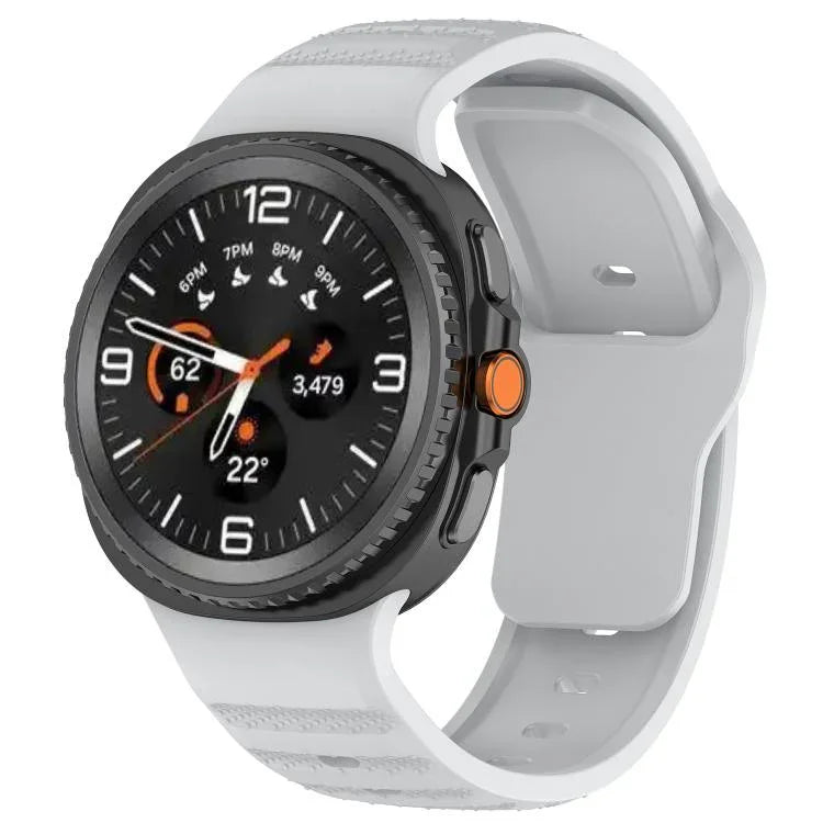 Bracelet de montre en silicone avec boucle à motif à pois, pour Samsung Galaxy Watch8 / Watch8 Classic