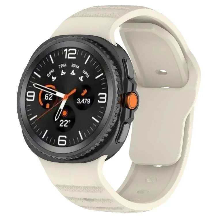 Bracelet de montre en silicone avec boucle à motif à pois, pour Samsung Galaxy Watch8 / Watch8 Classic