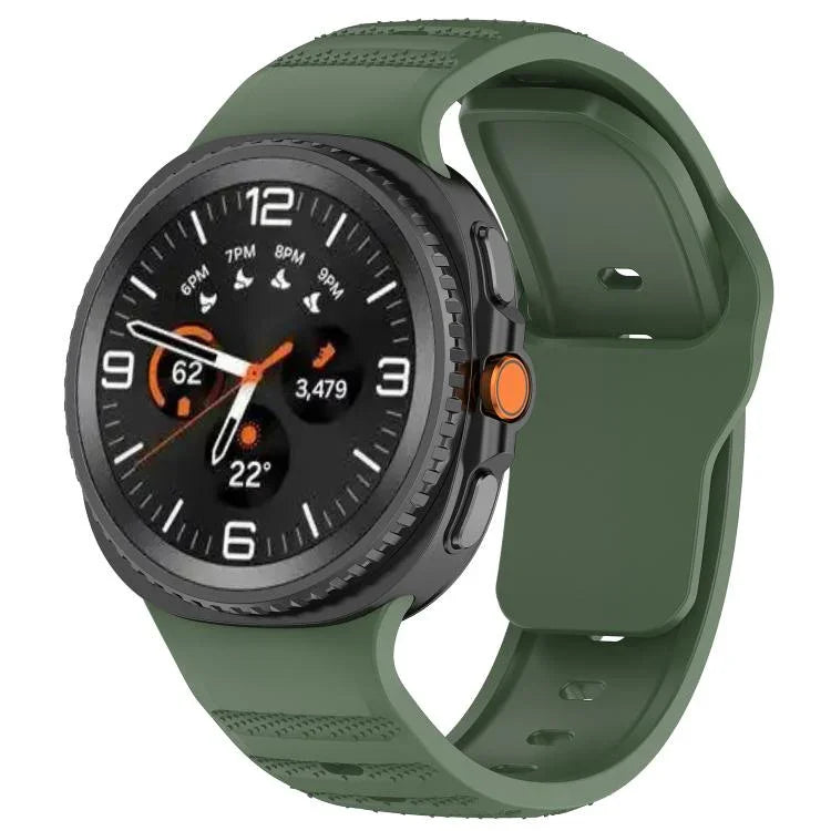 Bracelet de montre en silicone avec boucle à motif à pois, pour Samsung Galaxy Watch8 / Watch8 Classic