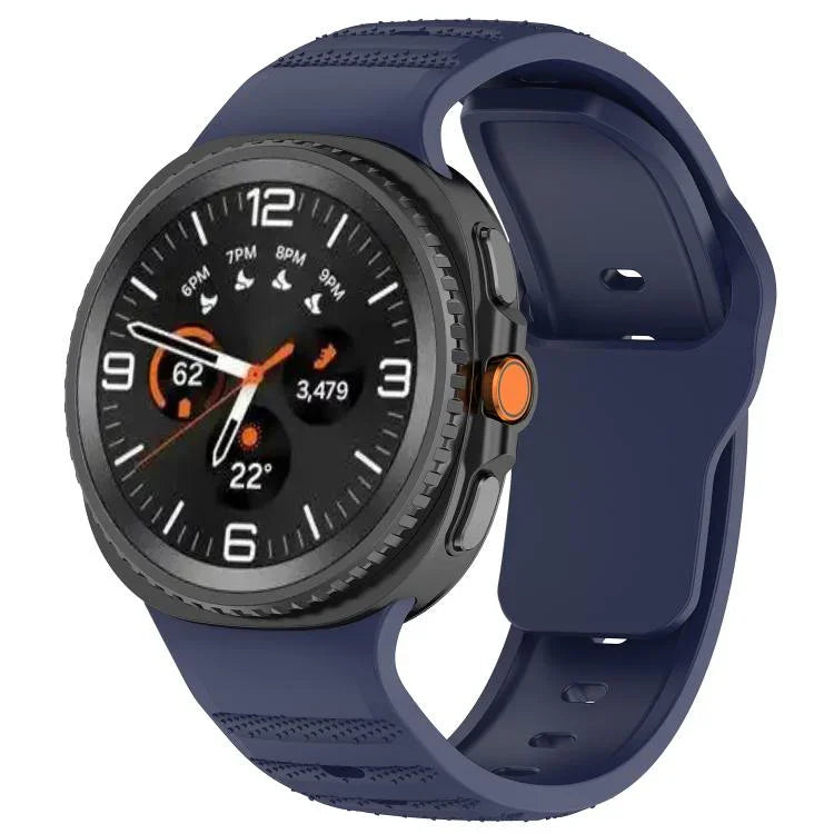 Bracelet de montre en silicone avec boucle à motif à pois, pour Samsung Galaxy Watch8 / Watch8 Classic