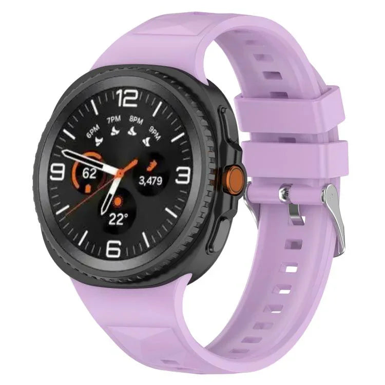 Bracelet de montre en silicone texturé cristal de glace, pour Samsung Galaxy Watch8 / Watch8 Classic