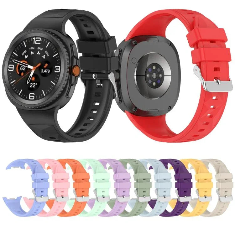 Bracelet de montre en silicone texturé cristal de glace, pour Samsung Galaxy Watch8 / Watch8 Classic