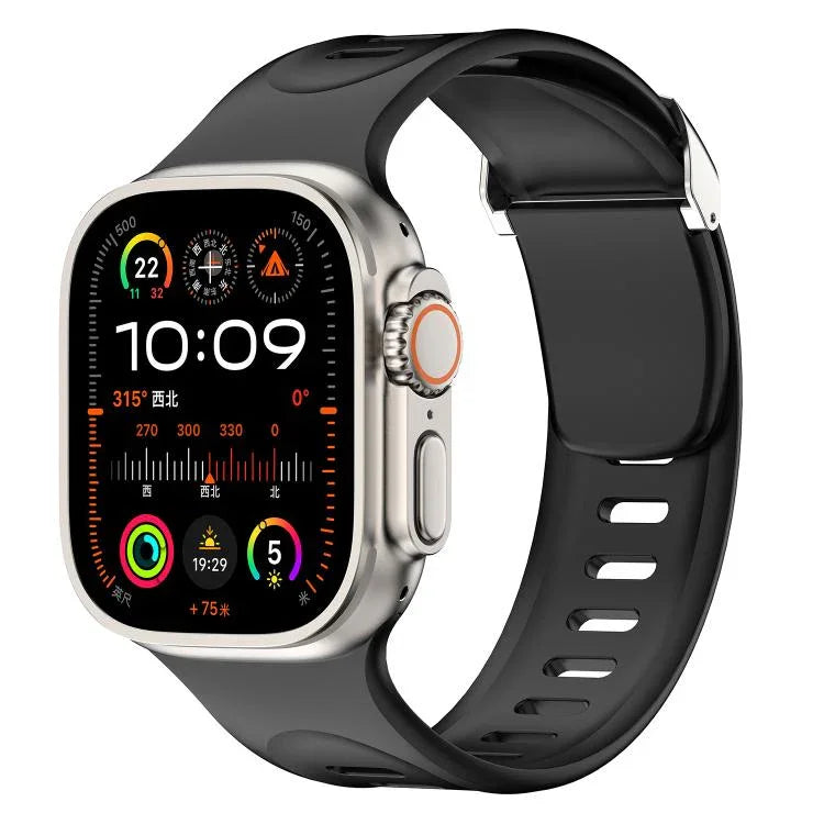 Bracelet de montre en silicone Explorer, pour Apple Watch 46 mm / 49 mm / 45 mm / 44 mm