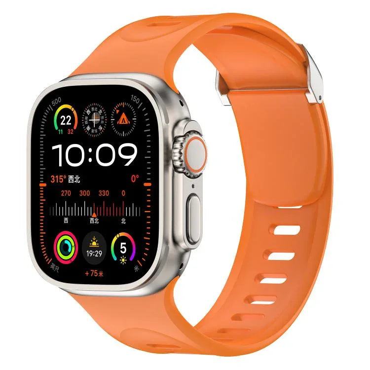 Bracelet de montre en silicone Explorer, pour Apple Watch 46 mm / 49 mm / 45 mm / 44 mm