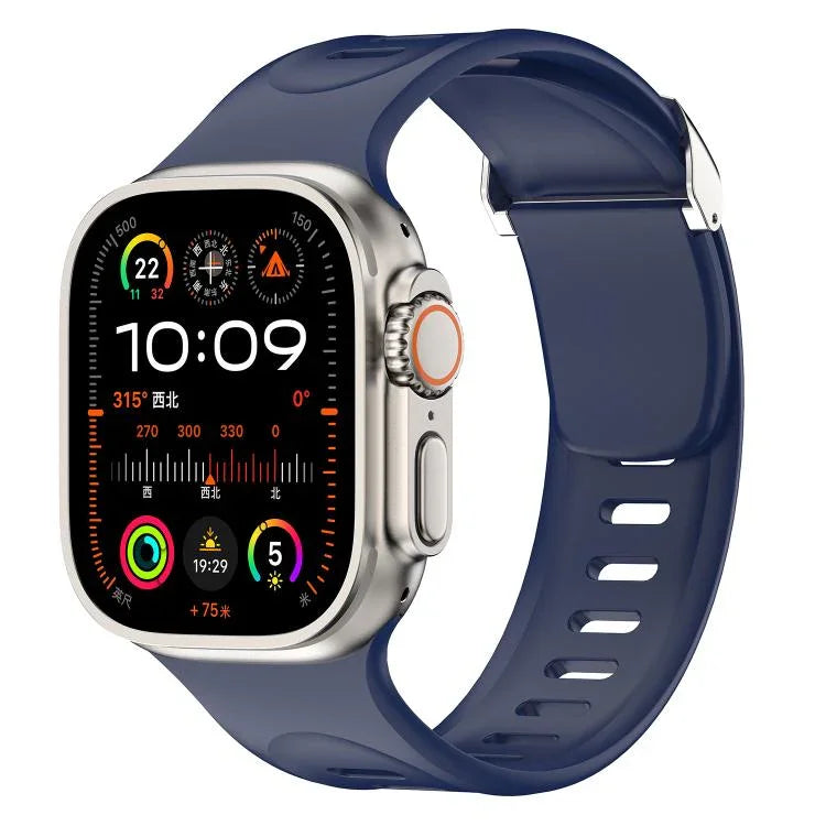 Bracelet de montre en silicone Explorer, pour Apple Watch 46 mm / 49 mm / 45 mm / 44 mm