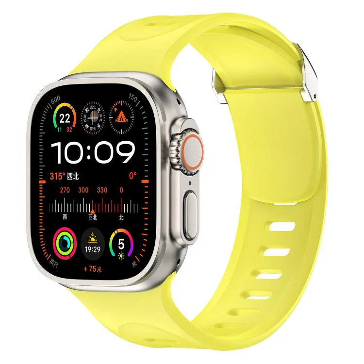 Bracelet de montre en silicone Explorer, pour Apple Watch 46 mm / 49 mm / 45 mm / 44 mm