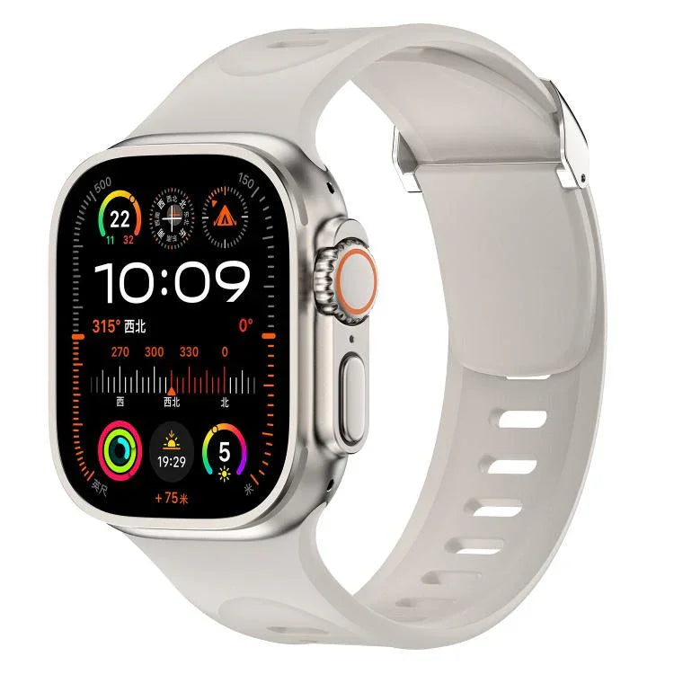Bracelet de montre en silicone Explorer, pour Apple Watch 46 mm / 49 mm / 45 mm / 44 mm