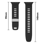Bracelet de montre en silicone Explorer, pour Apple Watch 46 mm / 49 mm / 45 mm / 44 mm