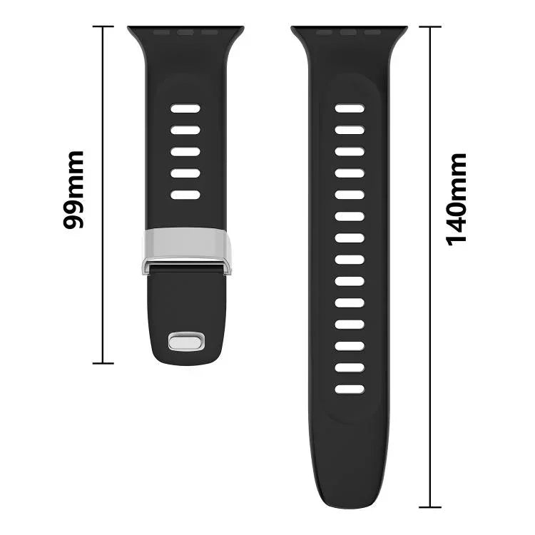 Bracelet de montre en silicone Explorer, pour Apple Watch 46 mm / 49 mm / 45 mm / 44 mm