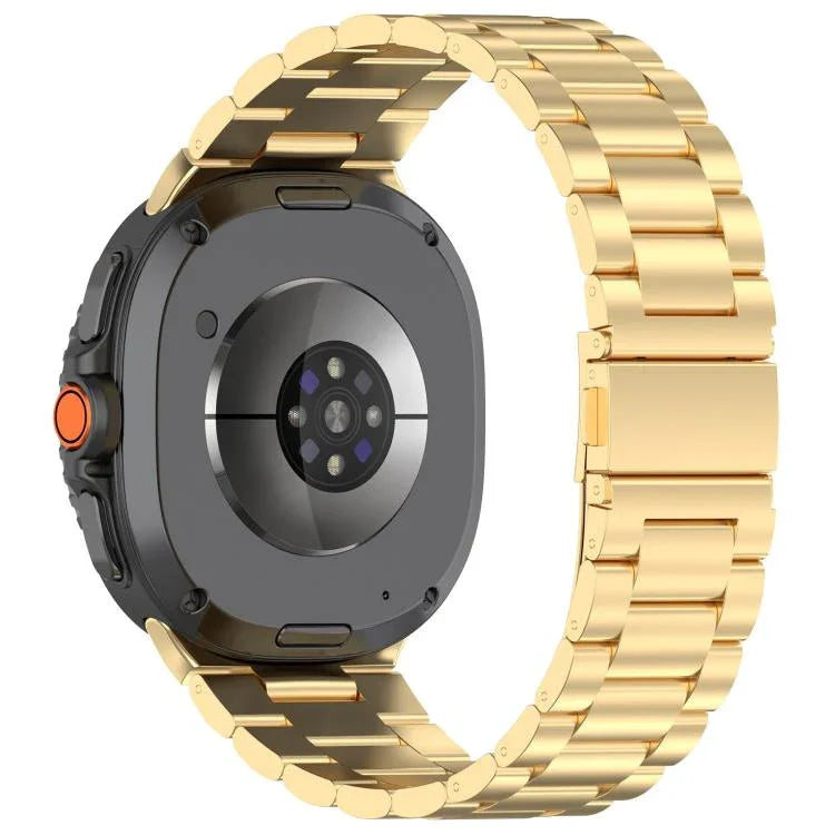 Bracelet de montre en acier inoxydable à trois maillons minces, pour Samsung Galaxy Watch8 / Watch8 Classic