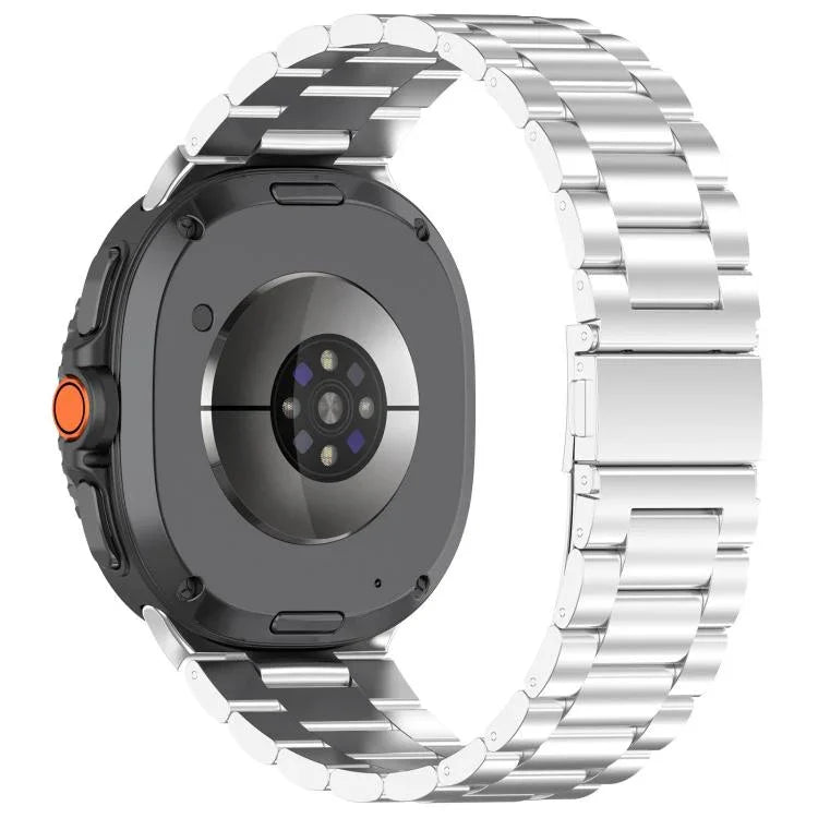 Bracelet de montre en acier inoxydable à trois maillons minces, pour Samsung Galaxy Watch8 / Watch8 Classic