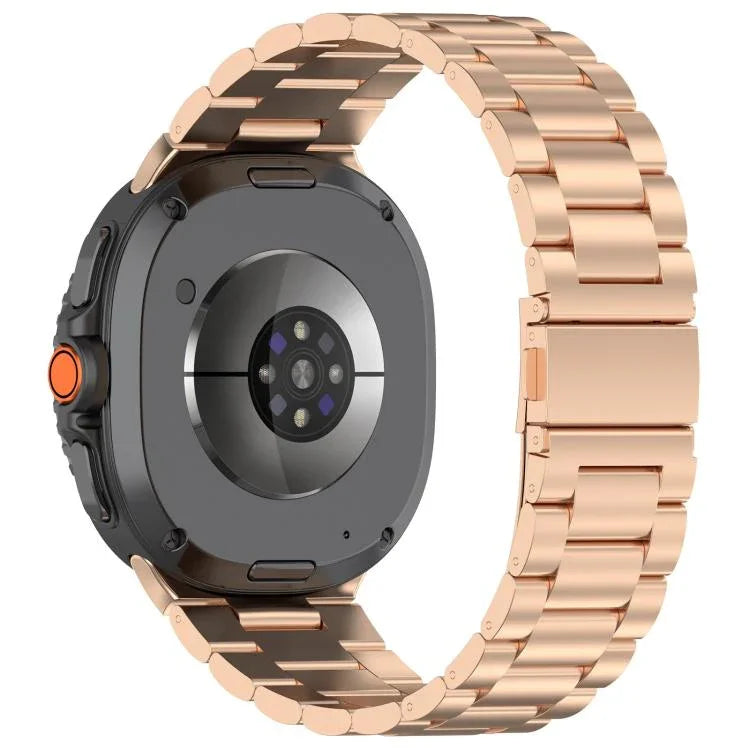 Bracelet de montre en acier inoxydable à trois maillons minces, pour Samsung Galaxy Watch8 / Watch8 Classic