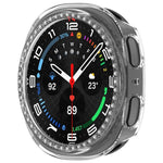 Boîtier de montre PC creux à demi-couverture en diamant à une rangée, pour Samsung Galaxy Watch 8 44 mm, pour Samsung Galaxy Watch 8 40 mm