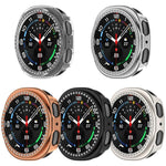 Boîtier de montre PC creux à demi-couverture en diamant à une rangée, pour Samsung Galaxy Watch 8 44 mm, pour Samsung Galaxy Watch 8 40 mm