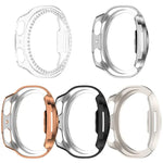 Boîtier de montre PC creux à demi-couverture en diamant à une rangée, pour Samsung Galaxy Watch 8 44 mm, pour Samsung Galaxy Watch 8 40 mm