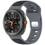 Bracelet de montre en silicone bicolore à boucle inversée, pour Samsung Galaxy Watch8 / Watch8 Classic