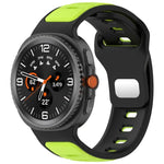 Bracelet de montre en silicone bicolore à boucle inversée, pour Samsung Galaxy Watch8 / Watch8 Classic