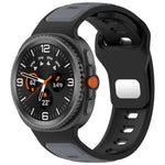 Bracelet de montre en silicone bicolore à boucle inversée, pour Samsung Galaxy Watch8 / Watch8 Classic