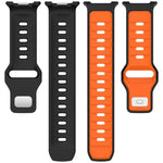 Bracelet de montre en silicone bicolore à boucle inversée, pour Samsung Galaxy Watch8 / Watch8 Classic
