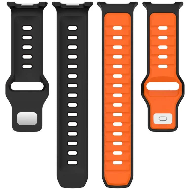 Bracelet de montre en silicone bicolore à boucle inversée, pour Samsung Galaxy Watch8 / Watch8 Classic