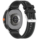 Bracelet de montre hybride en nylon tressé et silicone, pour Samsung Galaxy Watch8 / Watch8 Classic