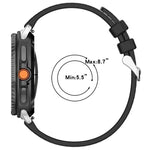 Bracelet de montre hybride en nylon tressé et silicone, pour Samsung Galaxy Watch8 / Watch8 Classic