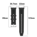 Bracelet de montre hybride en nylon tressé et silicone, pour Samsung Galaxy Watch8 / Watch8 Classic
